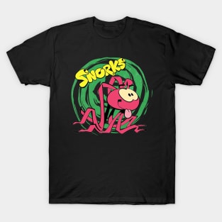 Snorkel Sensation Relive the Classic Snorks Films Colorful World and Delightful Characters on a Tee T-Shirt